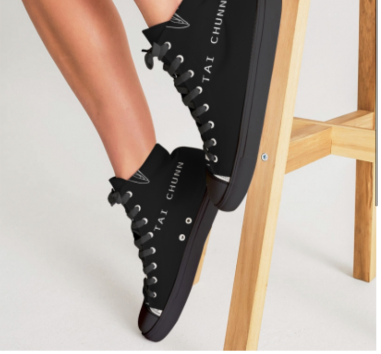 Women Hightop Canvas Shoe - Image 2