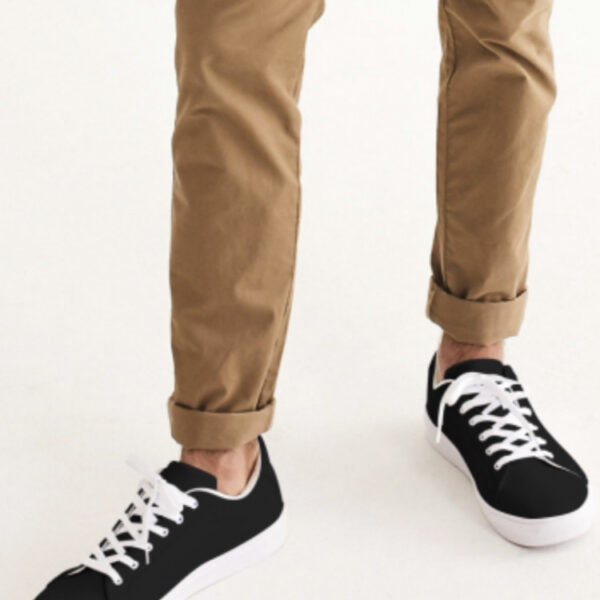 Men Faux-Leather Sneakers